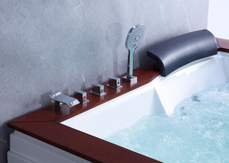 Акриловая ванна (186х151) Gemy G9052 II B L с гидромассажем, левая