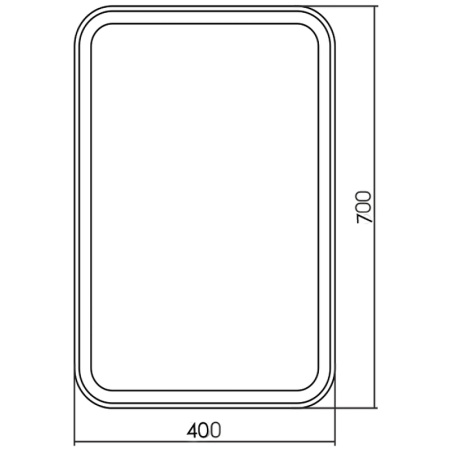 Зеркало (40х70) Silver Mirrors Сиеста ФР-00002409