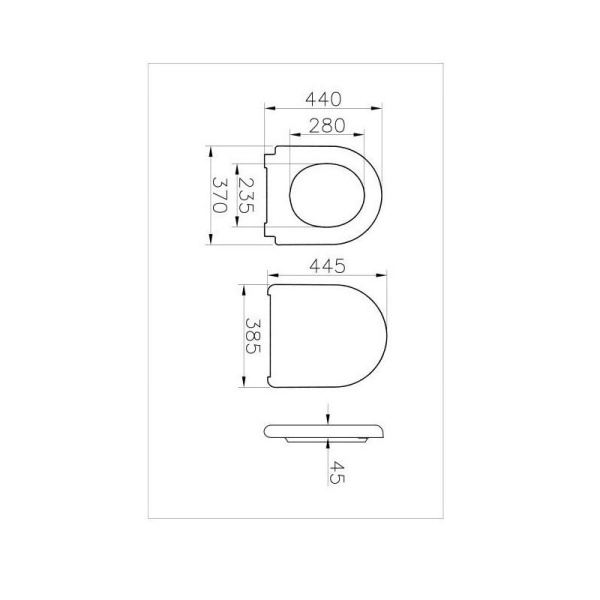 Крышка-сиденье Vitra Liquid 137-003-009