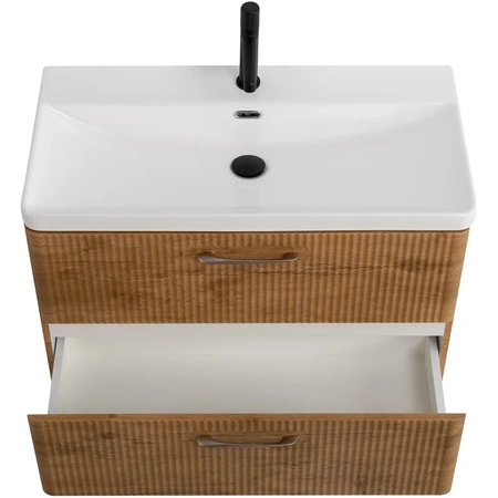 Тумба под раковину BelBagno Due DUE-800-2C-SO-RN-P без ручек, Rovere Nature