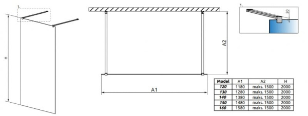 Душевой уголок Radaway Modo 388144-01-01