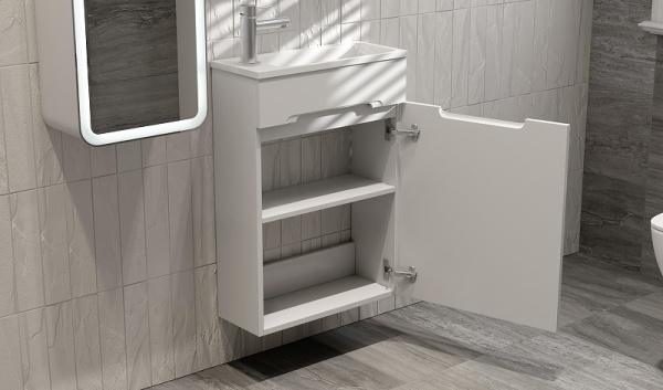 Тумба под раковину Jorno Modul 50  Mol.01.50/P/W/JR