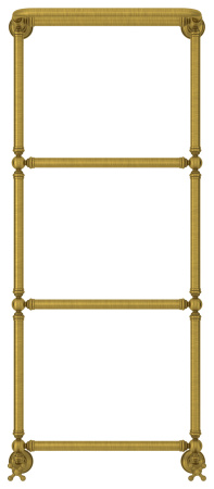 Полотенцесушитель Водяной Сунержа Ренессанс 1386 (126х50) Состаренная Латунь 051-0281-1250