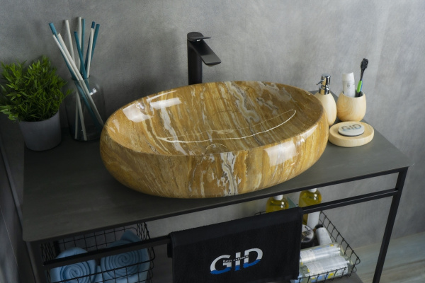 Раковина накладная (60х41) Gid Mnc164