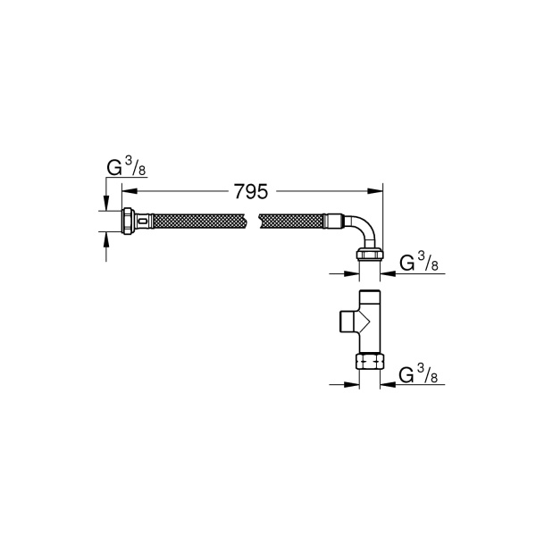 Шланг GROHE Sensia Arena 14974000