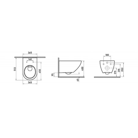 Унитаз Berges Wasserhaus Puma Rimless 082131