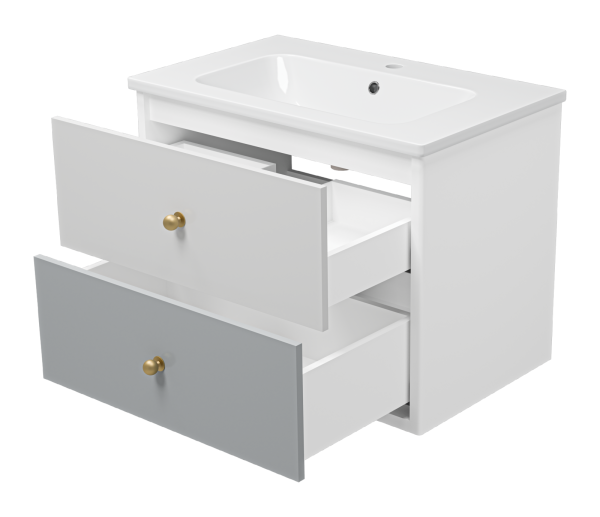 Тумба под раковину  Brevita Анастейша 80  Ана-06080-01-012Я