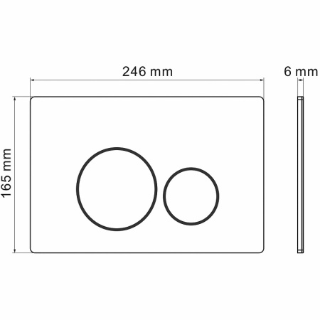 Комплект унитаза с инсталляцией Grossman Classic 97.4411GWLS.05.01M с клавишей смыва