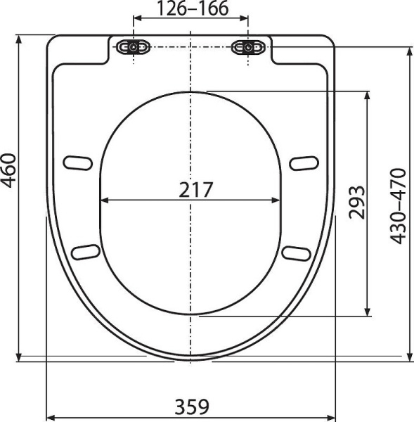 Сиденье для унитаза Ravak Chrome X01451