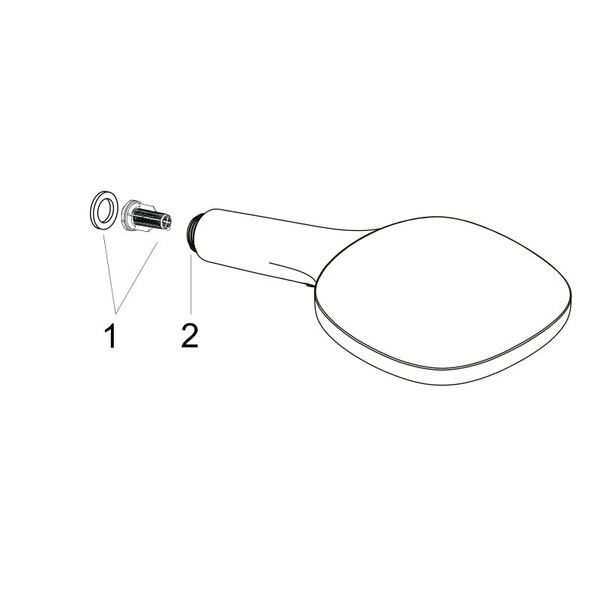 Ручной душ Hansgrohe Raindance Select E 120 Air 3jet 26520990 полированное золото