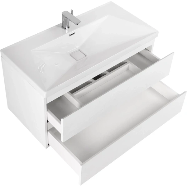 Тумба под раковину Cezares MOLVENO-90-2C-SO-BG Bianco Ghiaccio