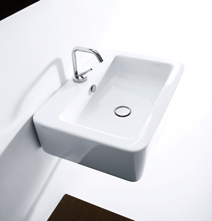 Раковина подвесная (60х43) Kerasan Ego 324201*1 белая 