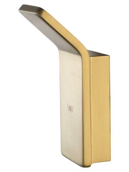 Крючок для ванной WONZON & WOGHAND LOTTE, брашированное золото WW-8315A-BG