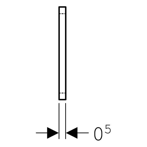 Шумопоглощающая прокладка Geberit 461.014.00.1