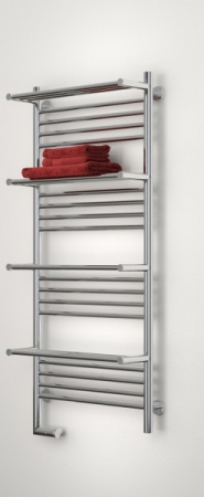 Полотенцесушитель Электрический Cунержа Богема с полкой 2.0 Левый (1200x600) ФЛОК Пурпурный 58-5208-1260