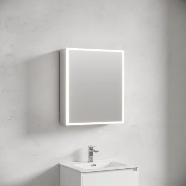 Зеркало-шкаф с подсветкой Sancos Evoke (60х70) SC8060