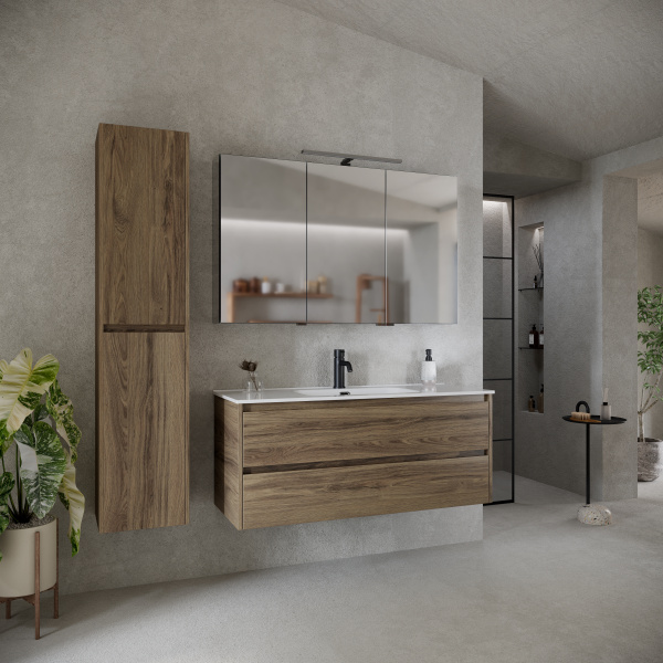 Тумба под раковину Sancos  Libra LB120-1ECH дуб чарльстон