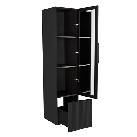 Пенал подвесной Cezares Premium  55507 Plisse Nero opaco