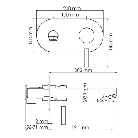 Смеситель для раковины WasserKRAFT Gollach 3330