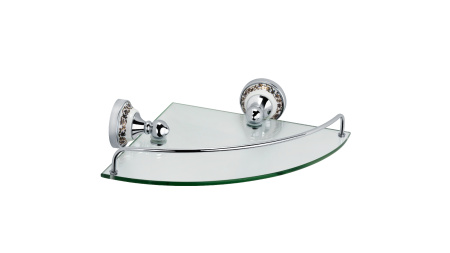 Полка FIXSEN Bogema стеклянная угловая FX-78503A