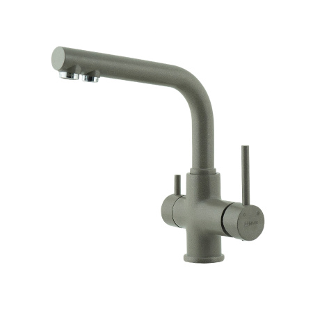 Смеситель для кухни Lemark COMFORT LM3061PGS серый шелк