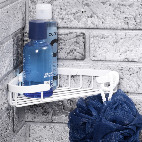 Полка металлическая  WasserKRAFT K-733 WHITE