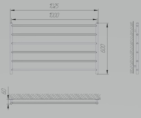 Полотенцесушитель Laris Практик П6