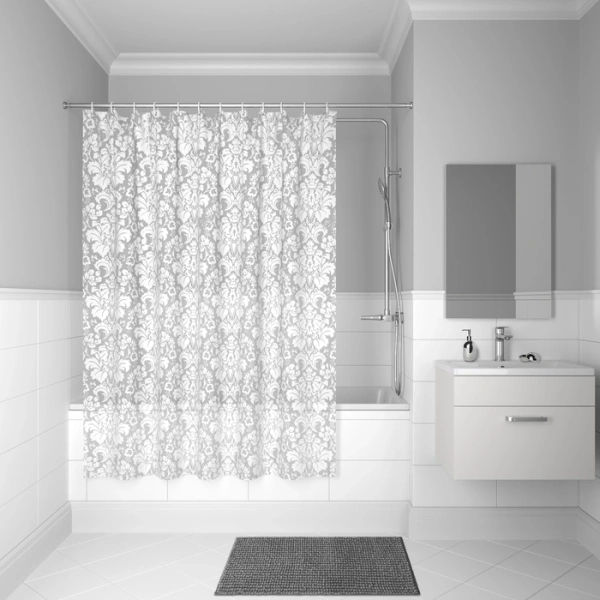 Штора для ванной комнаты IDDIS Promo P53PV11i11, прозрачный