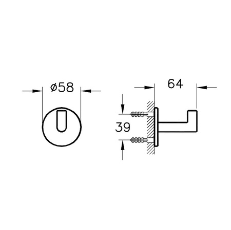 Крючок Vitra Origin A4488429