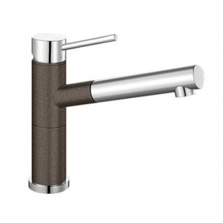 Смеситель Blanco Alta-S Compact Silgranit (кофе/хром) 515334