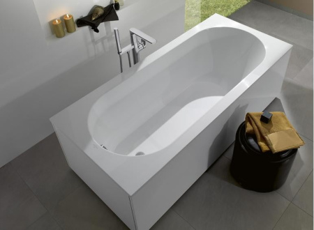 Ванна квариловая  Villeroy & Boch Oberon 180х80, белый альпин (UBQ180OBE2V-01)