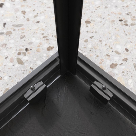 Душевой уголок BelBagno Luce LUCE-A-2-90-C-NERO