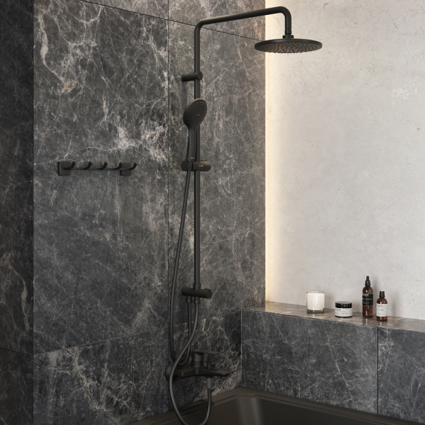 Комплект ванны 150х70 с душевой системой и аксессуарами AM.PM Gem WK90GK