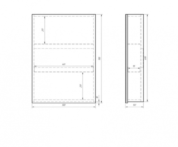 Шкаф-зеркало Alvaro Banos Viento 8403.2000