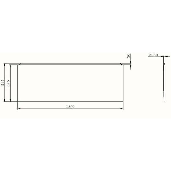 Фронтальная панель для ванны AM.PM X-Joy 150 W94A-150-070W-P1 Фронтальная панель для ванны AM.PM X-Joy 150 W94A-150-070W-P1