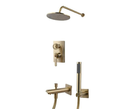 Комплект для душа с изливом Bronze de Luxe 1760'S LOFT 6630CG