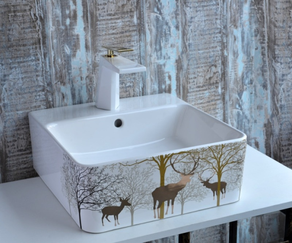 Смеситель для раковины Bronze de Luxe Quadro A919W