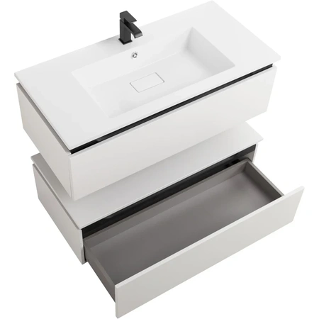 Тумба под раковину Cezares SLIDER-1000-1C-PI-BO Bianco Opaco