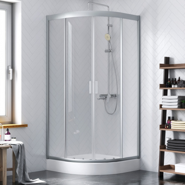 Душевой уголок (90х90) Damixa Skyline Round DX35WG-301-090MT