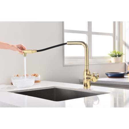 Смеситель для кухни с подключением к фильтру  Paulmark Urban Ur213104-G