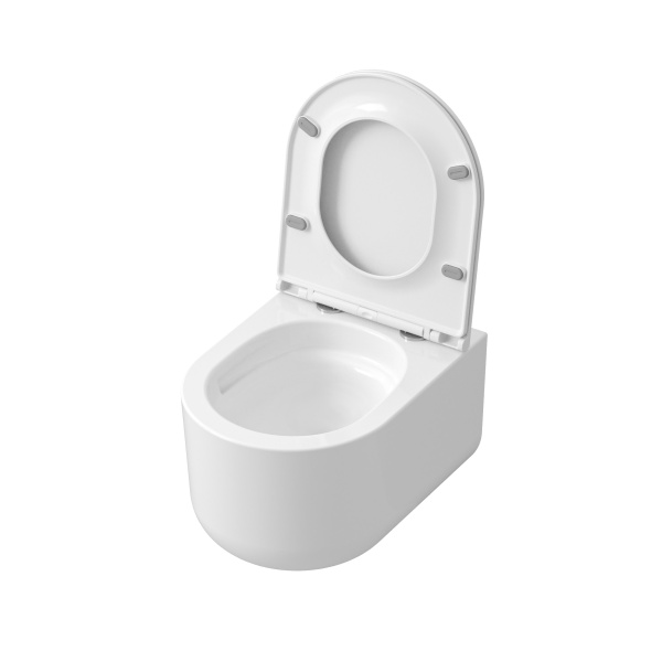 Унитаз подвесной безободковый Grossman  GR-4416SQ с сиденьем микролифт