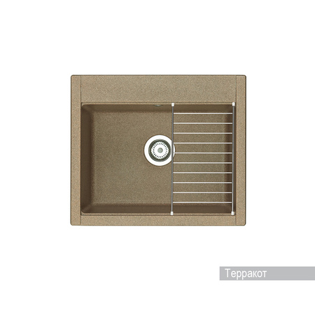 Кухонная мойка Aquaton Делия 60 1A715232LD270 терракот