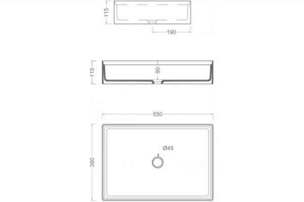 Раковина ArtCeram Scalino SCL002 12 00 giallo zinco