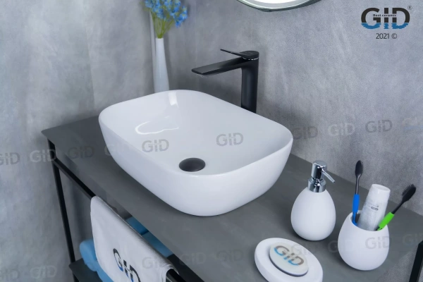 Раковина накладная (46х32,5) Gid D1333