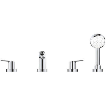 Смеситель на борт ванны Grohe BauEdge New 25120 10A (2512010A) хром