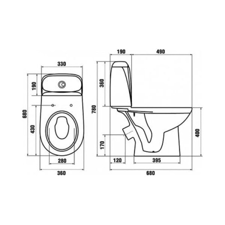 Сидение для унитаза Jika Vega 8915353000631