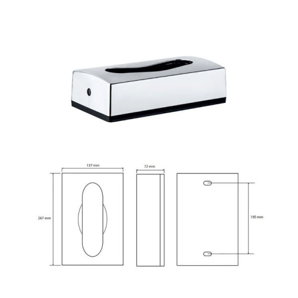 Держатель для салфеток Bemeta Hotel 101303001