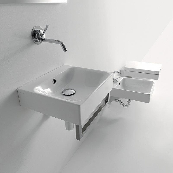 Раковина подвесная (40х35) Kerasan Cento 353901*0 белый