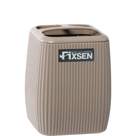 Стакан для зубных щеток Fixsen BROWN FX-403-3