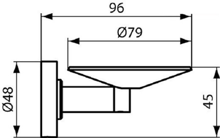 Мыльница Ideal Standard IOM A9129AA